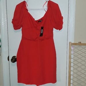 Innocent Love Off Shoulder Mini Dress